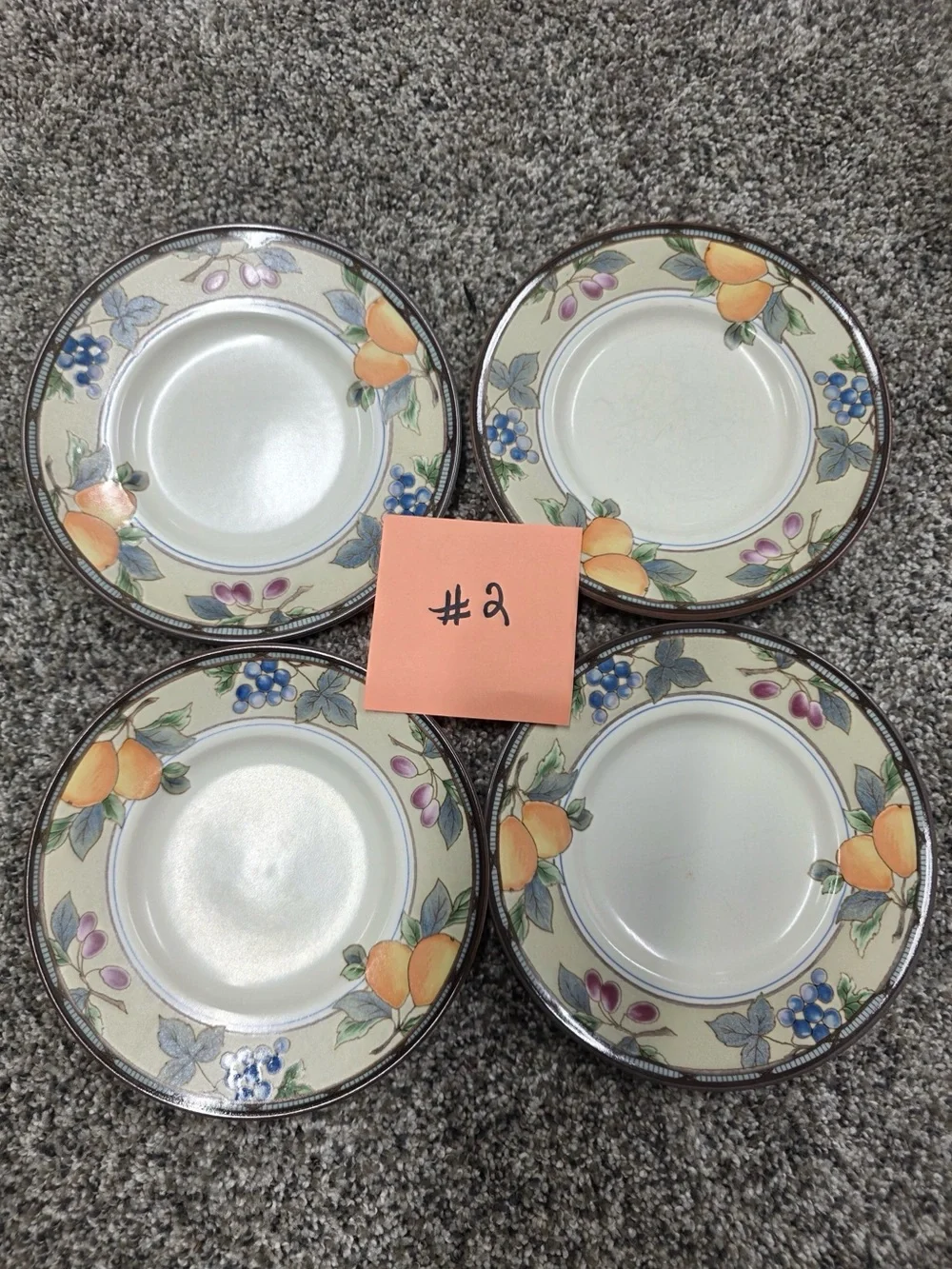Mikasa Bread Plates - Garden Harvest